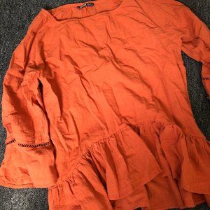 Orange Blouse